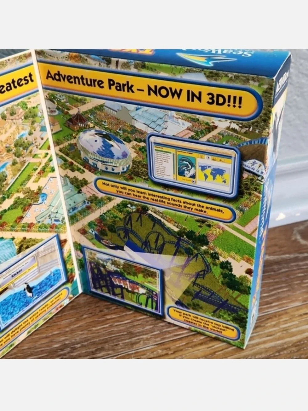 Sea World Adventure Parks Tycoon 2 PC CD-ROM computer game